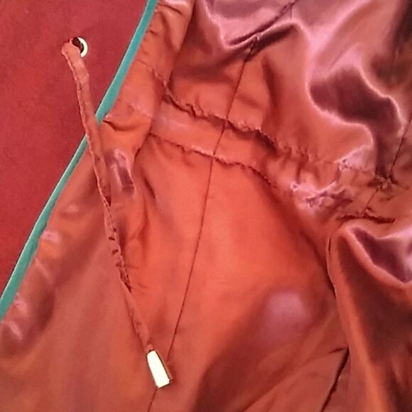 George Bergandy Button Detail Warm Coat. Sz XS/CH - Picture 11 of 13